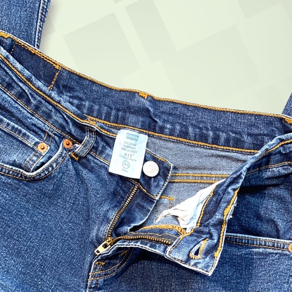 Levi’s 517 Flare Plus Jeans Sz 14 1/2 - Picture 4 of 13